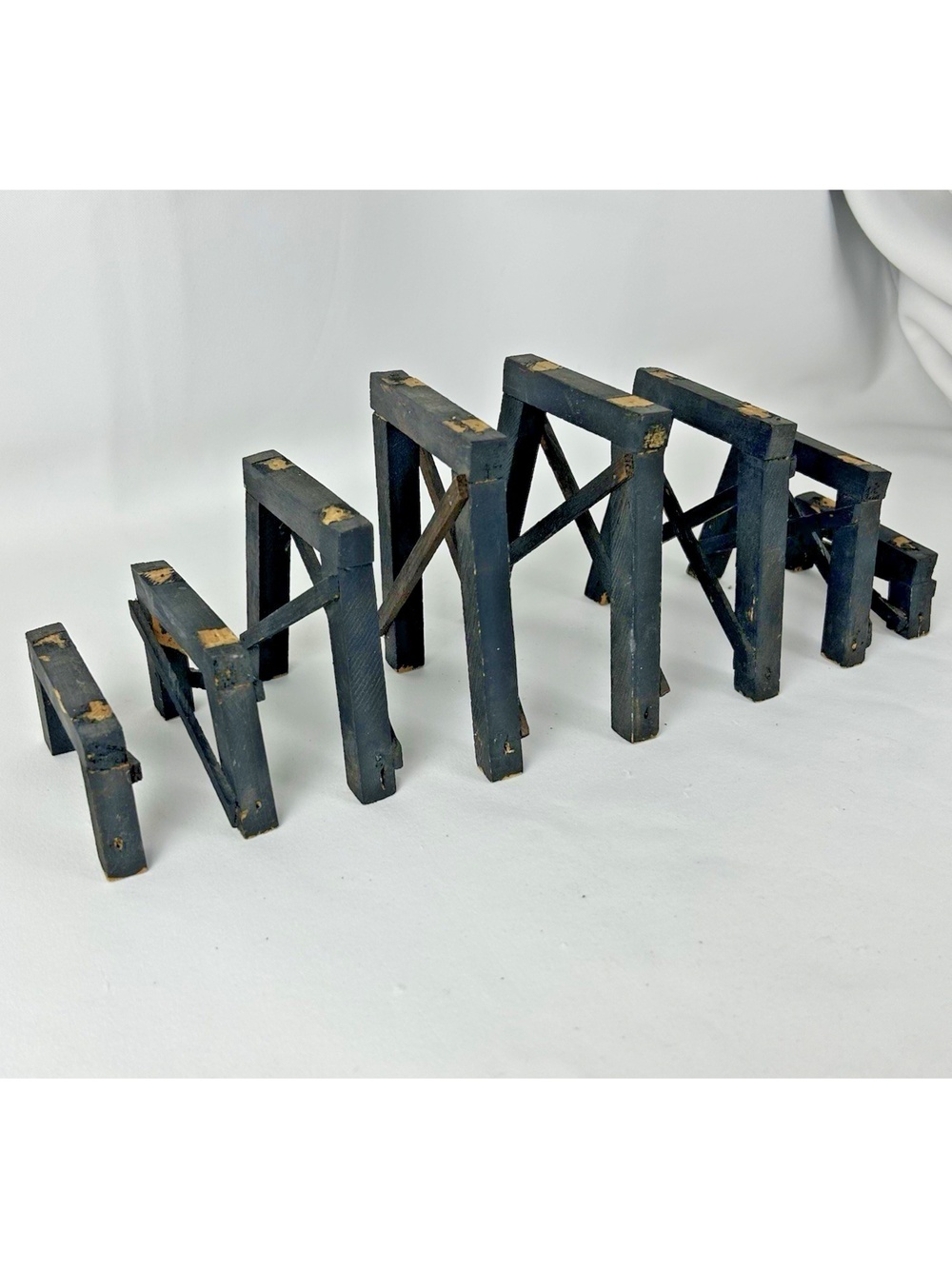 Handmade Wooden Railway Trestles Piers O/O-27 Gauge Model Railroad